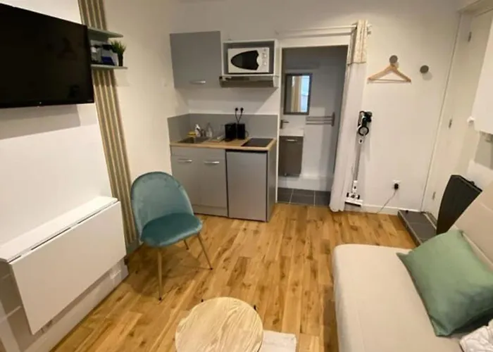Fully Equipped Studio Perrache Confluence District Practical & Centra